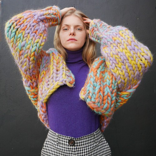 Chunky cardigan collosal knit - chunky,