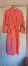 David Nieper- Ladies Waffle Dressing Gown In Pink- Size Medium 