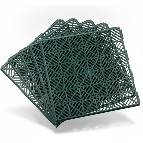 Plastic decking tiles 30cm - plastic,
