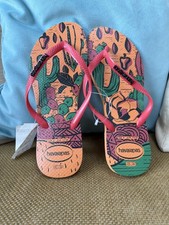 havaianas flip flops - size EUR 37/38 - USA 6 (new - orange colour)