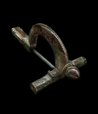 Roman Bronze Cross Fibula