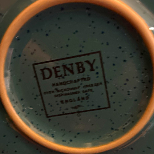 Denby speckled round - 2, dinner