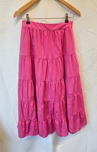 Boden women pink tiered maxi - tiered,