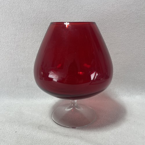 Retro large ruby red brandy - retro,