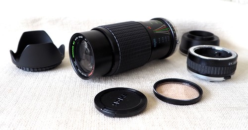 200mm super zoom lens 2x - lens, +