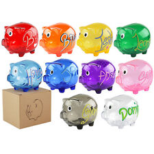 Personalised Piggy Bank Money