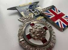 3 X Bentley Classic vintage Grill badge collection 3 X vintage Bentley emblems