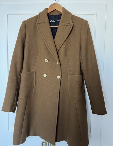 Zara camel coat size - size,