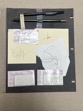 U2 Autographed tickets 1984 1985 Collection Rare Concert Signed