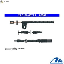 WARNING CONTACT BRAKE PAD WEAR