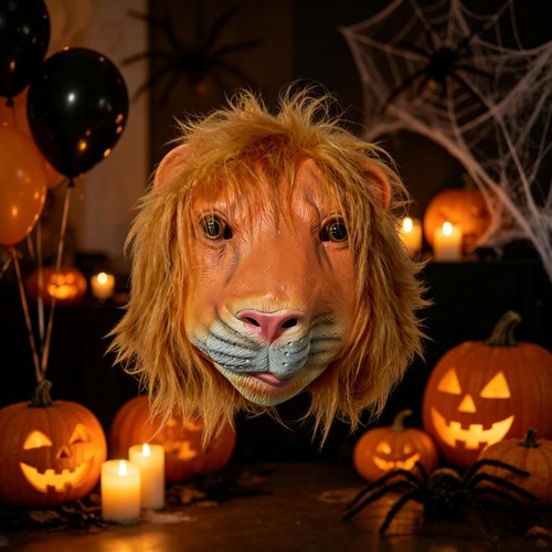 Lion headpiece furry mane - lion,