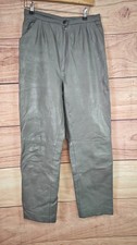 REAL LEATHER size 10 grey