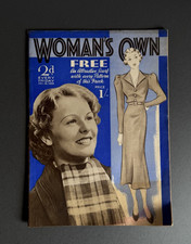 Vintage 1936 WOMAN'S OWN