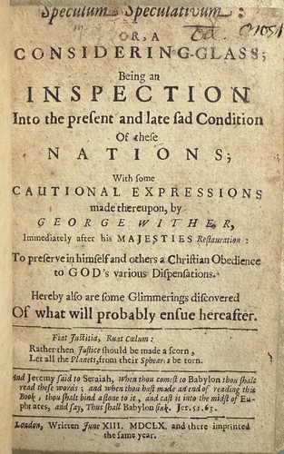1660 speculum speculatium - 1660,