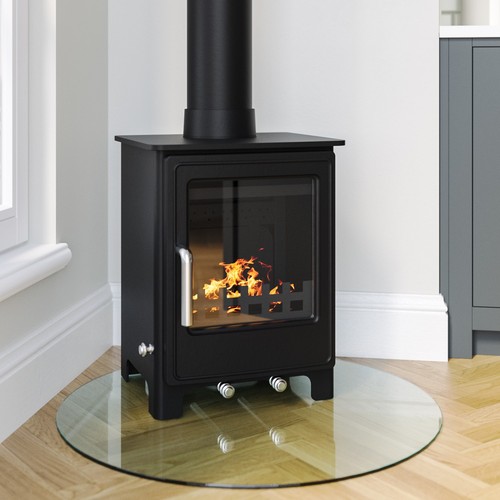 Cast iron 5kw log - log, burning