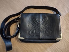 Biba Black Leather Cross Body
