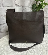 ?RADLEY BNWOT Large Leather Zip-Around Crossbody Pockets Bag, Cocoa RRP £159