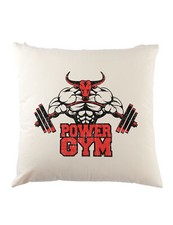 Power Gym Bull Cushion Pillow