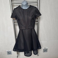 ELIE SAAB dress Black Beige See Through Size 38 S