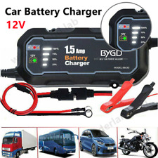 12V SAE Automatic Car Battery Charger Maintainer Trickle Float Repair AGM/GEL