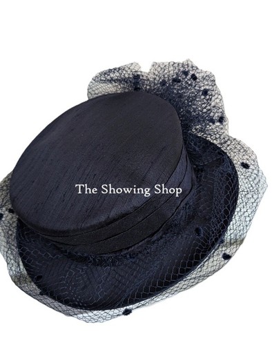 Navy satin and net - navy,