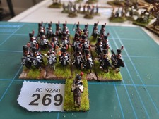 15 mm Napoleonic French Imperial Guard Grenadiers cav x25 On 13 Magnetic Bases