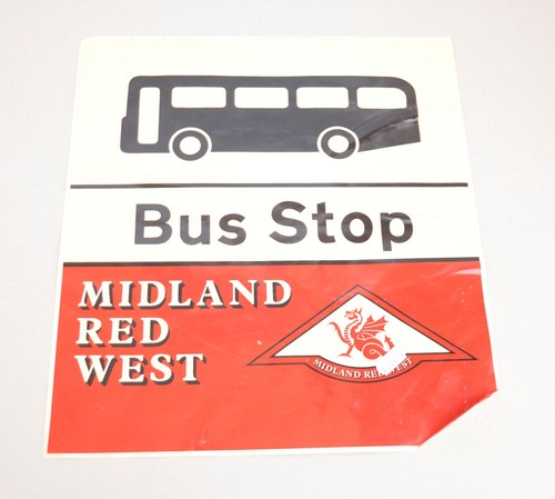 Bus coach sign midland red - bus,