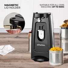 NEW DESIGN (2024) Electric Tin Can Jar Bottle Opener and Knife Sharpener 3 in 1