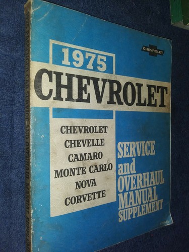 1975 chevrolet corvette camaro - 1975,