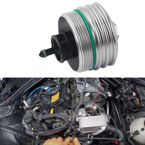 Oil filter housing cap - oil, w/