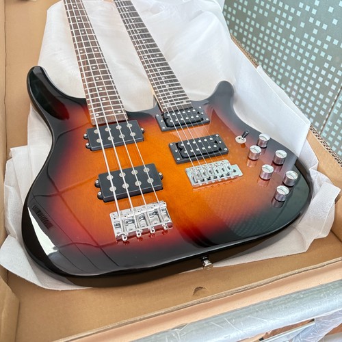4strings sunburst electric - 6+4strings,