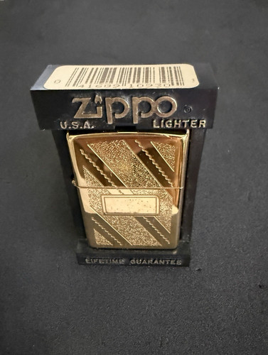 Zippo lighter gold - lighter, plated