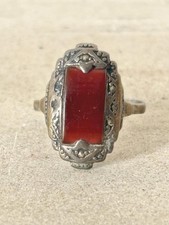 Antique Art Deco Carnelian