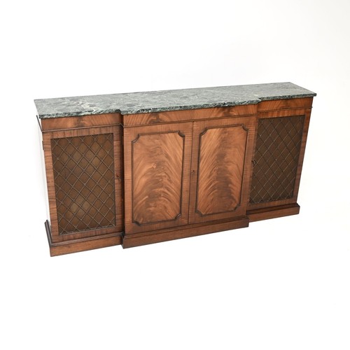 Antique marble top grill - top, front