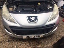 PEUGEOT 207 FRONT BUMPER ALUMINIUM SILVER PAINT CODE EZR FACE LIFT 2010-2012