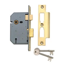 Union assa abloy 3 lever mortice latch lock stainless steel 2277ss