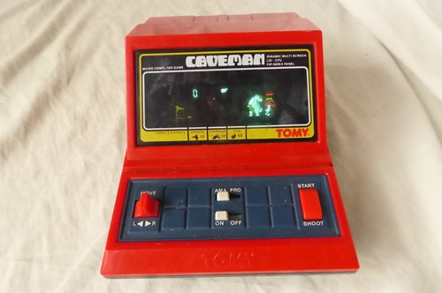 Vintage tomy caveman handheld - tomy,