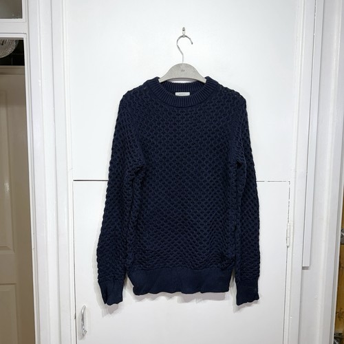 Poetry jumper navy textured - navy,