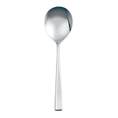 Facet silver soup - soup, spoons