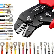 Ratcheting crimping tool set - ratcheting,