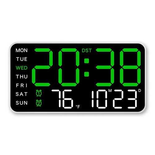 Desk wall clock digital - desk,