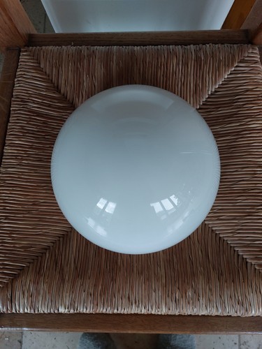 White glass lampshade art - lampshade,,