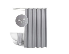 EurCross Cobblestone Extra Long Shower Curtains  with  Magnets