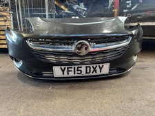 Vauxhall Corsa E Front Bumper In Z22c Black 2015