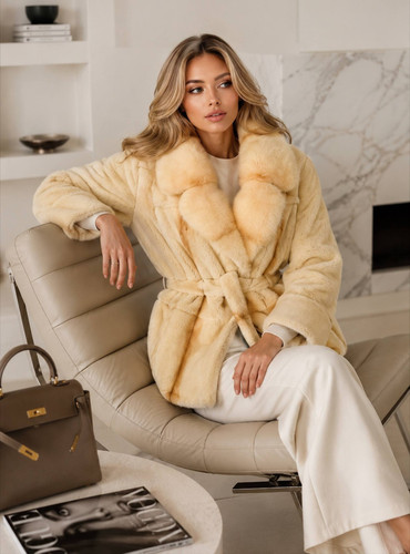 New genuine real mink sheared - new,