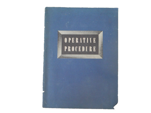 Operative procedure ethicon - operative,