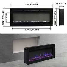 Wall Media Fireplace 50/60/80