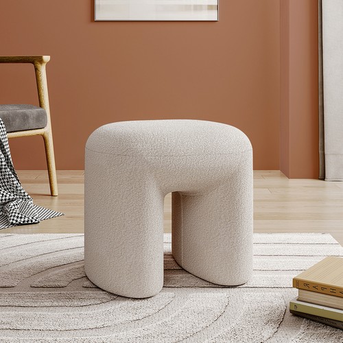 Teddy plush footrest - teddy, fleece