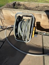 Hozelock Compact Garden Water Hose Reel  With Hose 25m Capacity