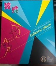 London 2012 Olympic 50p album, Ok Condition (Some marks and creases), No Coins